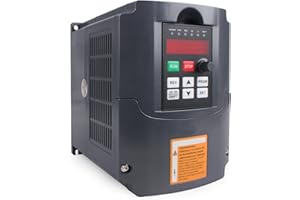RATTMMOTOR Variable Frequency Drive 2.2KW 110V VFD Drive Inverter Frequency Converter Single Phase Input, 3 Phase Output for VFD Water-cooled Air-cooled Spindle Motor Speed Control+VFD Extension Cable