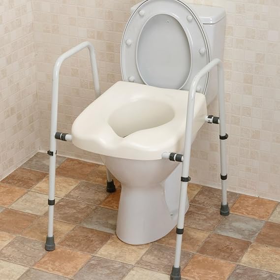 Mowbray Toilet Frame and Seat Adjustable in height and width Amazon