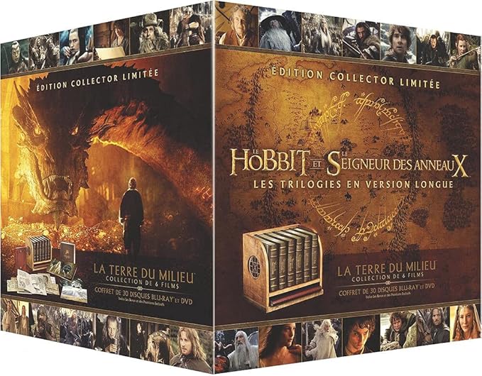 Le Seigneur Des Anneaux Version Longue Amazon Prime Blu-ray le hobbit et le seigneur des anneaux, les trilogies - édition