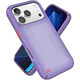 Speck Presidio LUX Grip for iPhone 17 Pro Case, MagSafe-Compatible, Slim Protective Case, Purple Fade/Magic Purple/New Poppy