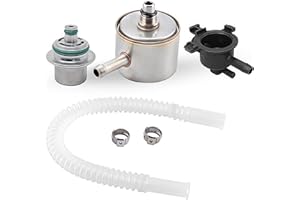 BUMATRIVV Fuel Pressure Regulator w/housing filter Compatible with Harley EFI Models 2001–2012 Fits Touring, Softail, V-Rod Replaces 27408-01, 61001-01, & 62373-01