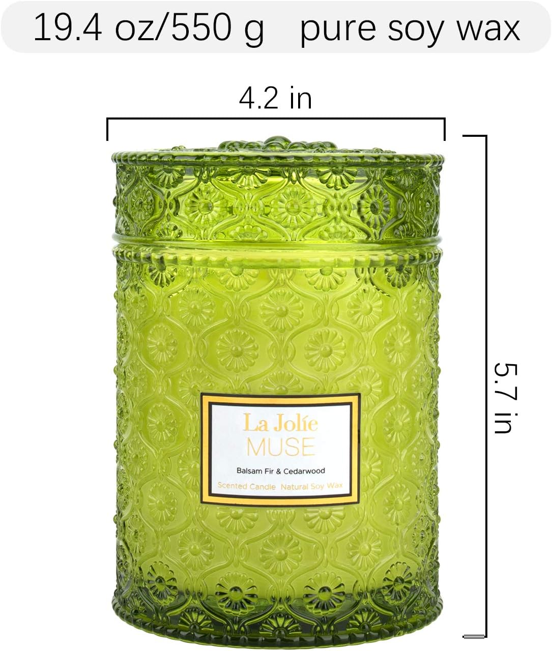 90 Hours Long Burning La Jolie Muse Marine Breeze Scented Candle Large Glass Jar Candles 19 4 Oz 100 Natural Soy Candle For Home Candles Candles Holders Ekbotefurniture Com