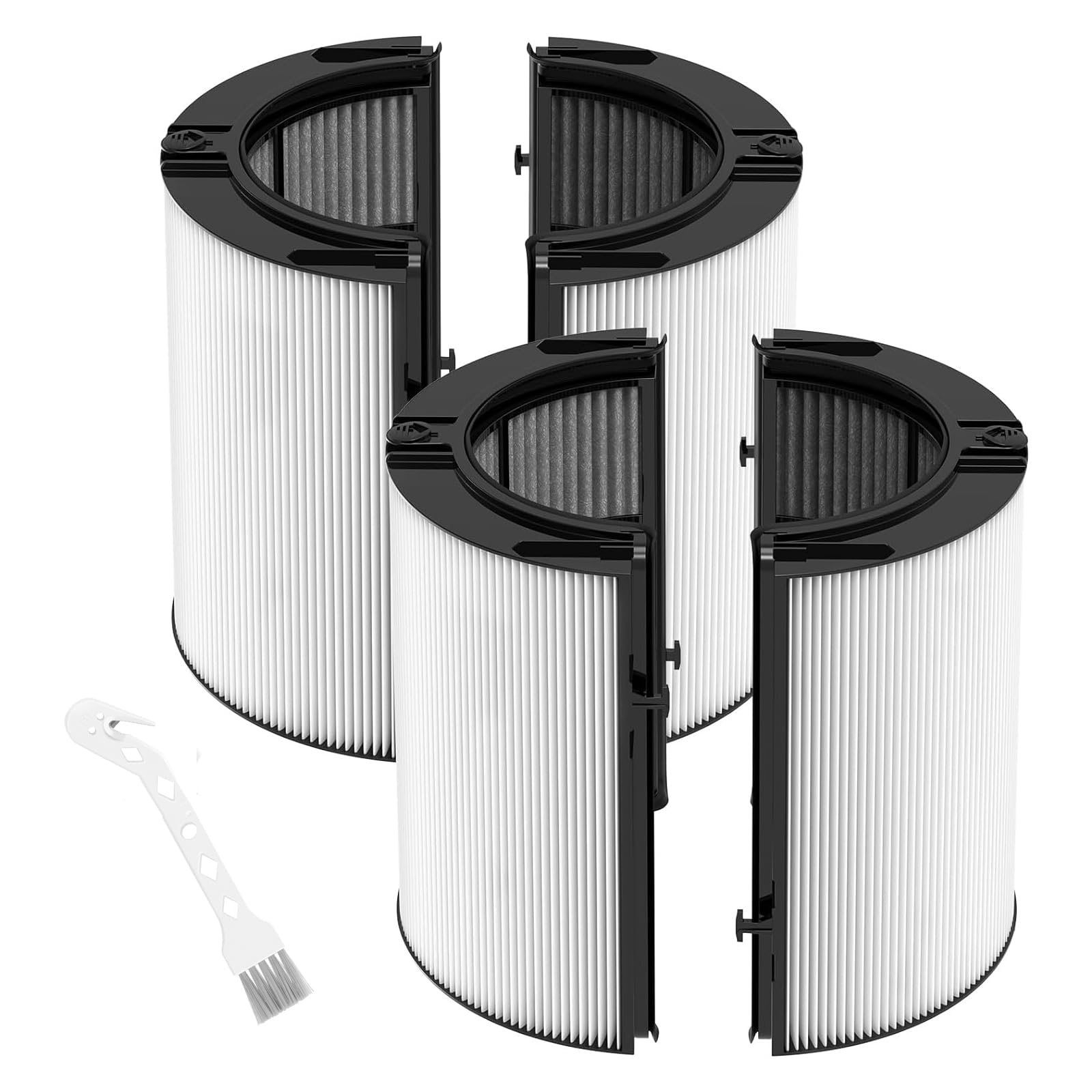 Photo 1 of 2 Pack 360° Combi 2-in-1 H13 HEPA + Carbon Replacement Filter for Dyson PC1 HP1 TP11 HP11 TP10 HP10 HP09 TP09 HP07 TP07 TP06 HP06 PH04 PH03 PH02 PH01 DP04 HP4B PH3A TP7A TP7C TP4A TP4B Purifier