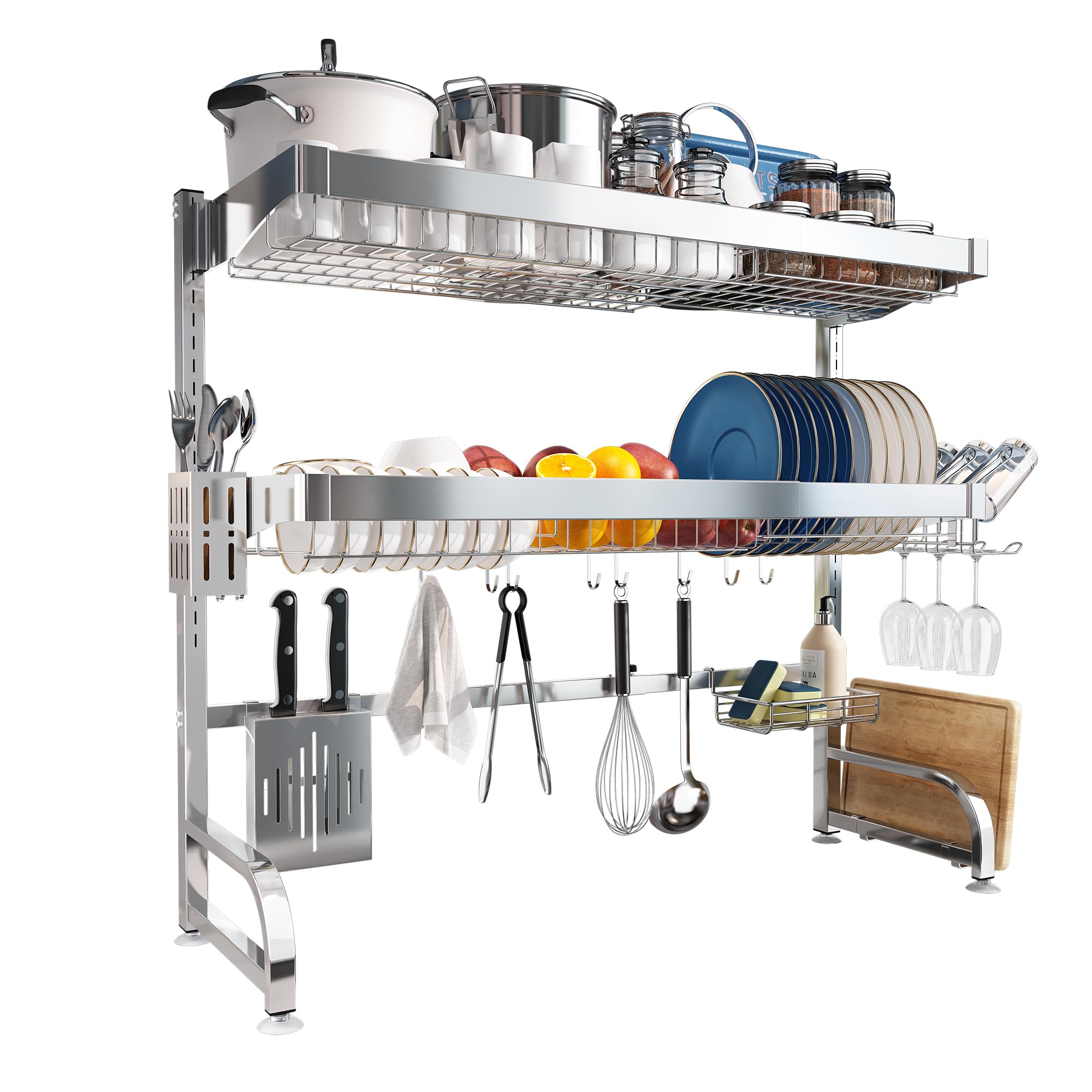 ***FACTORY SEALED***3 Tier Extra Large Stainless Steel Expandable Over ...