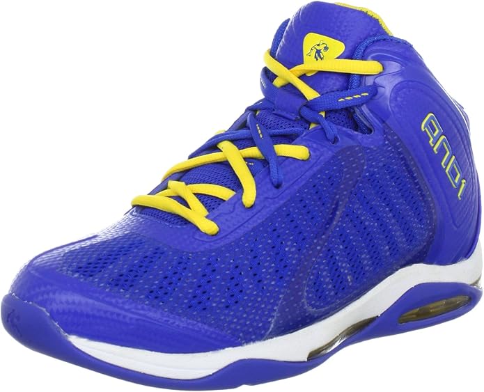AND1 ME8 Empire Mid 2.0 Sports Shoes Basketball UnisexAdult Blue Blau (W.Blue/W.Gold/White