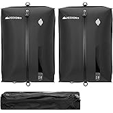 YEEKORO Vacuum Bag for Travel, Professional IPX8 Waterproof Reusable Vacuum Compression Bags for Travel Suitcases, Durable Space Saver Bag(2 Large,No Pump)