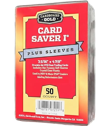 cardboard gold psa graded card sleeves Cardboard Gold Perfect Fit Sleeves for Graded Slabs (PSA)