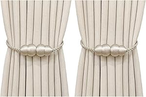 1Pc Curtain Tiebacks Decorative Drape Tie Back Curtains Holdbacks Rope for Bedroom Farmhouse Decors Decorative Curtain Tie Ba