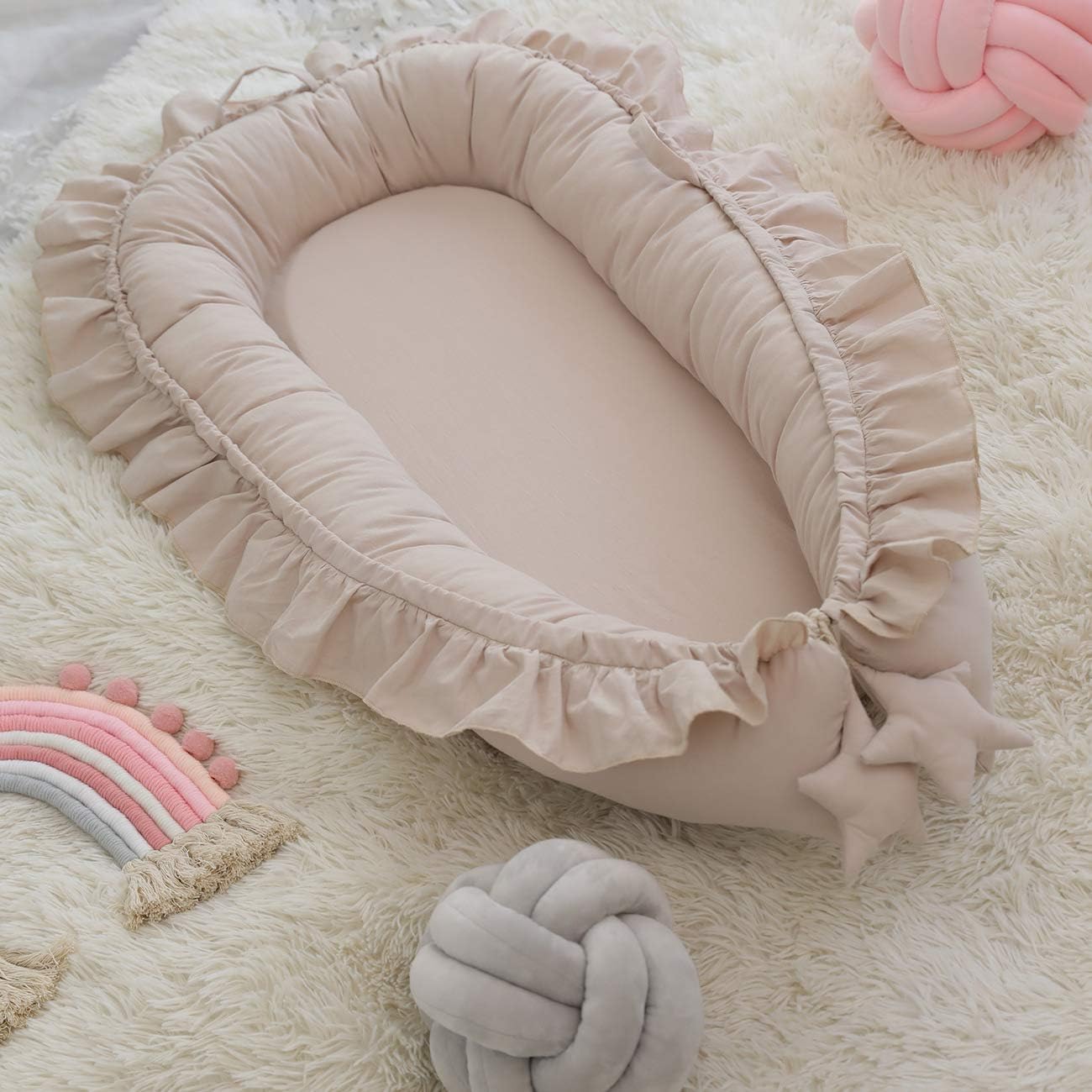 Reducteur Lit Bebe Coussin Bebe Portable Dentelle Bionique Lit Enfant En Bas Age Coton Berceau Bebe Berceau Pare Chocs Pliable Dormeur Babynest Nouveau Ne Voyage Lit Pare Chocs Matelas Et Linge De Lit Tours De Lit Accessoires