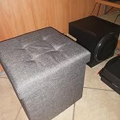 Sgabello Bob DOMO Collection - Pouf Cubo 46x46x43 cm