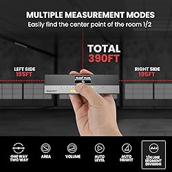 Bilateral Laser Measurement Tool,MiLESEEY 390Ft
