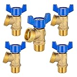5-Pack EFIELD Boiler Drain Valve, 1/2 inch MIP x