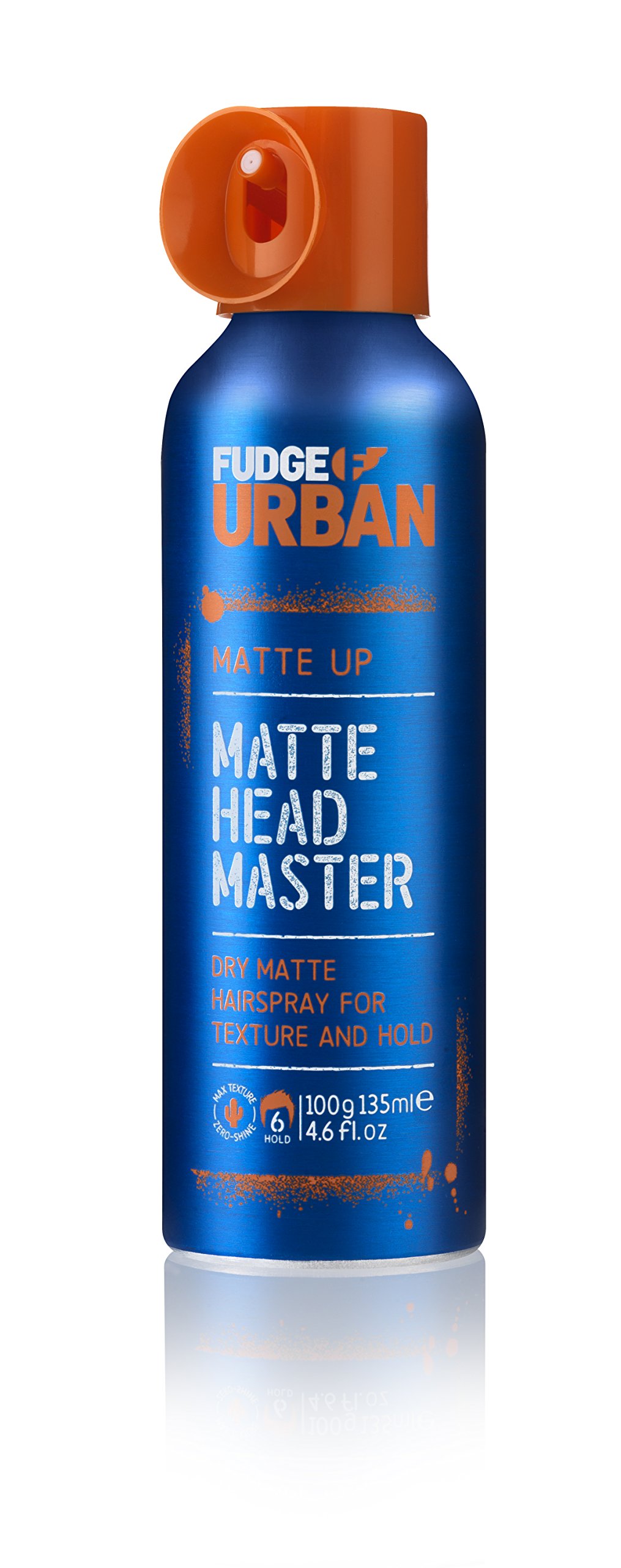 Fudge Urban Matte Headmaster Hairspray for Men, Strong Hold, Texturizing with Matte Finish, Hair Spray for Men, 135 ml