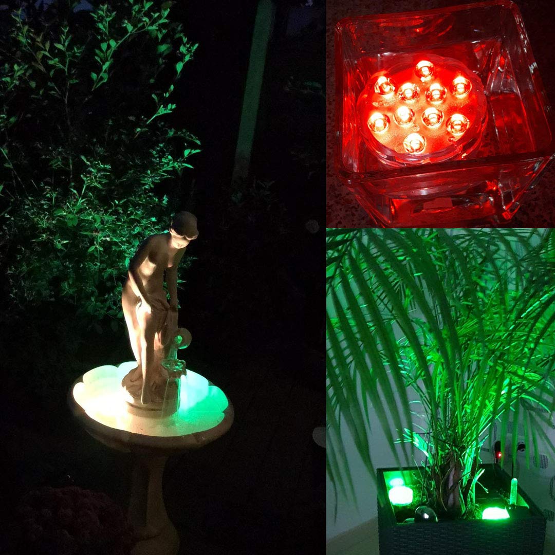 planschbecken freibad pool zubehör brunnen licht für schwimmbad und gartenbrunnen led lampen gartendeko für zimmerpflanzen vase Base und garten pflanzen blumen blumentopf teich lampe für gartenteich