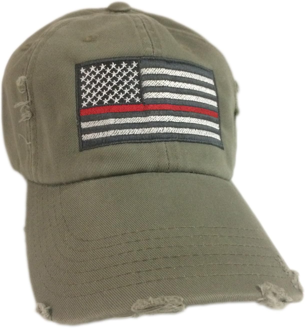olive green american flag hat