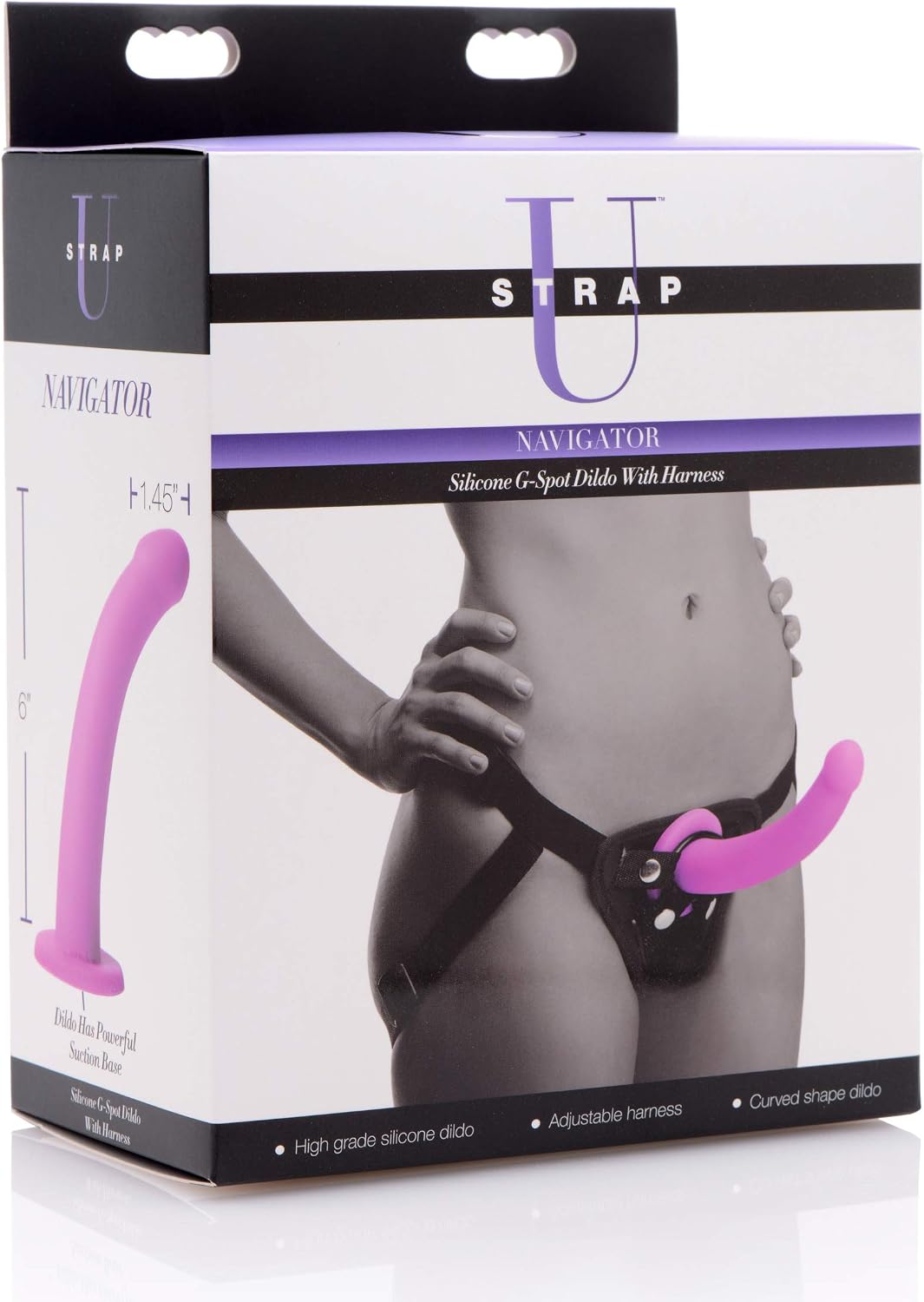 Strap U G-Spot Dildo with Harness Navigator - Image 3