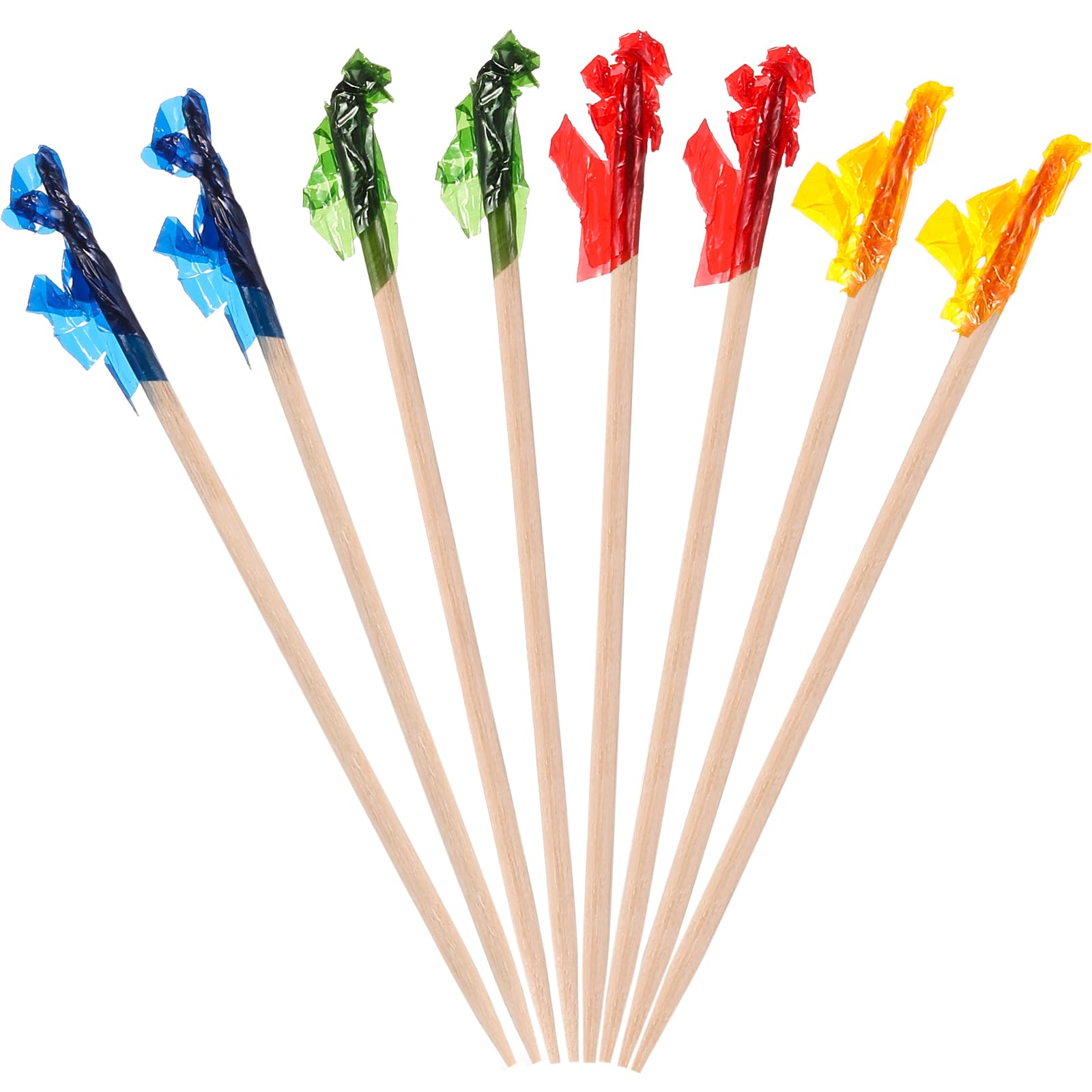 Photo 1 of 1000 Pcs Cocktail Picks Sticks, Frill Toothpicks for Appetizers, 2.5 Inch Bamboo Skewers, Fancy Appetizer Picks for Various Parties, Colorful Tooth Picks for Fruit, Drinks, Sandwiches, Party Supplies
