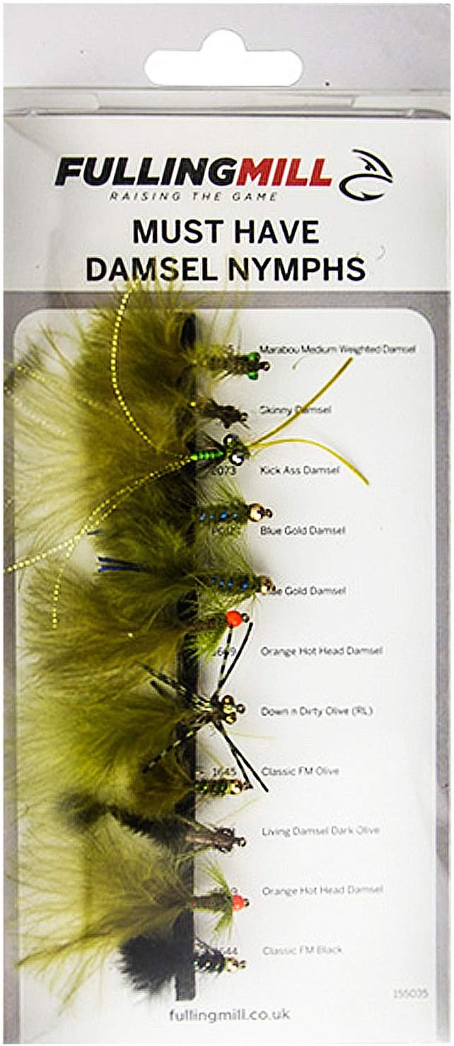 Fulling Mill Must Have Damsel Nymphs 11 Flies