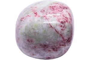 AMAZING GEMSTONE Cinnabarite Crystal Tumbled Stones Polished Rocks - Natural Gem Stones for Healing - DIY Crystals for Protection (1 Piece)