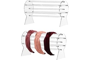 OAOLEER Headband Holder,Clear Jewelry Organizer for Teen Girl Women Gifts, The Perfect Headband Display Organizer