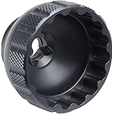 PEATOVIE 16-Notch Bottom Bracket Tool Bottom Compatible with Shimano BBR60, MT-800, etc.-Black