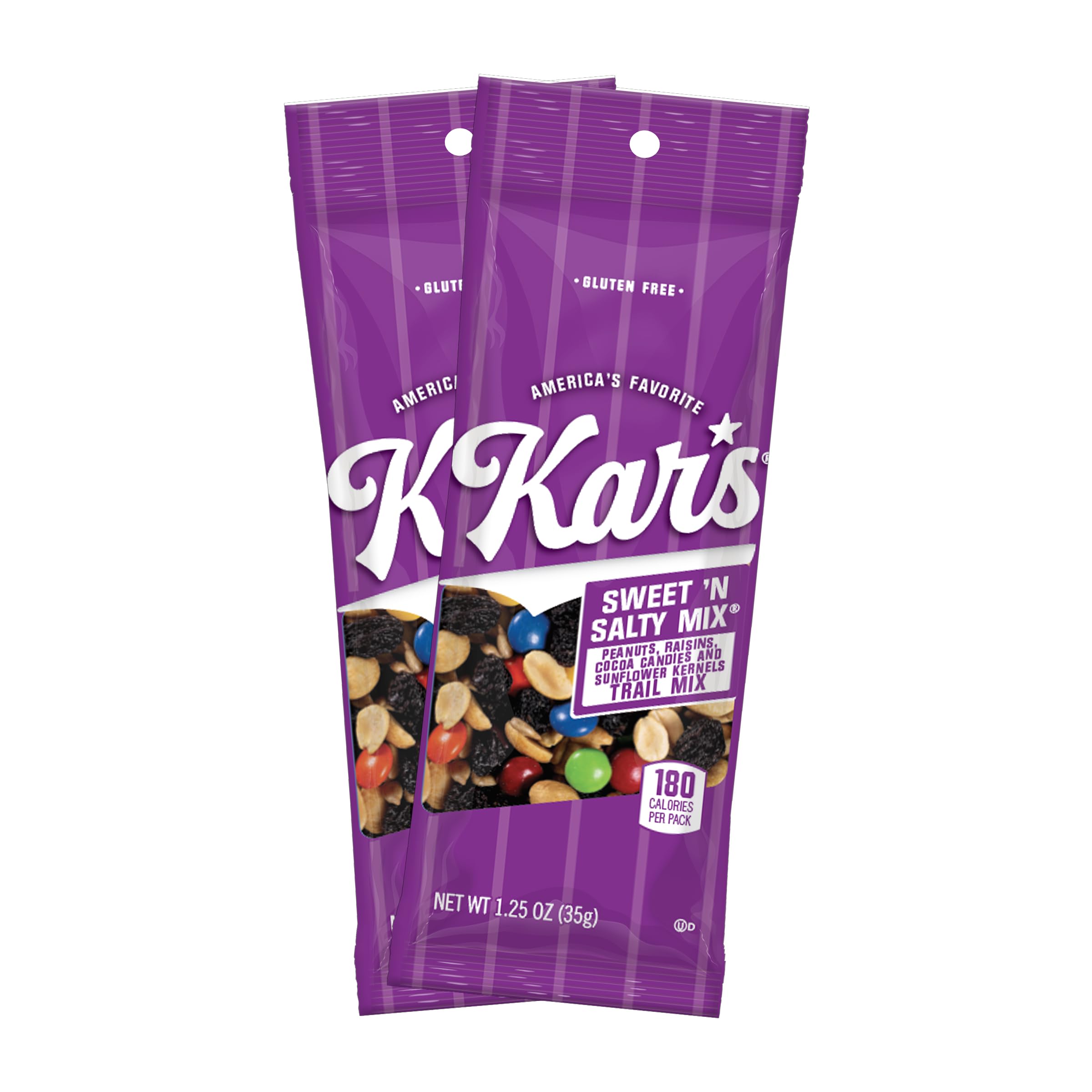 Kar’s Nuts Sweet ‘N Salty Trail Mix, 1.25 oz – Grab & Go Bags, Individual Snack Packs (Pack of 100), Gluten-Free Trail Mix Snack Image