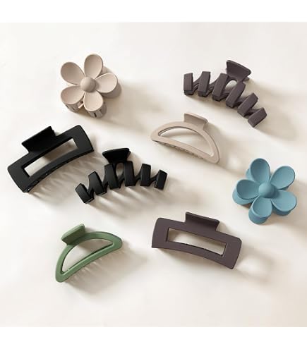 Lot De 4 Pinces à Cheveux Vintage - Barrettes Anciennes Rétro - Occasion Bon état