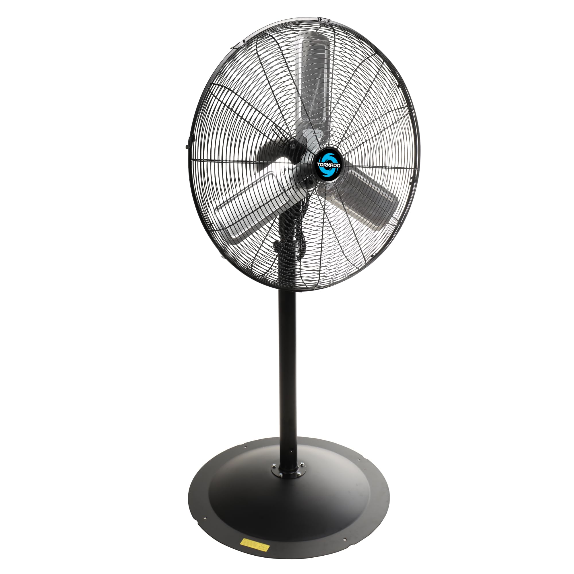 Photo 1 of Tornado 24" Heavy Duty High Velocity Pedestal Fan, 3 Speed, 7600 CFM, 1/4 HP, Ideal for Commercial & Industrial Spaces, UL Listed, 6.6 FT Cord