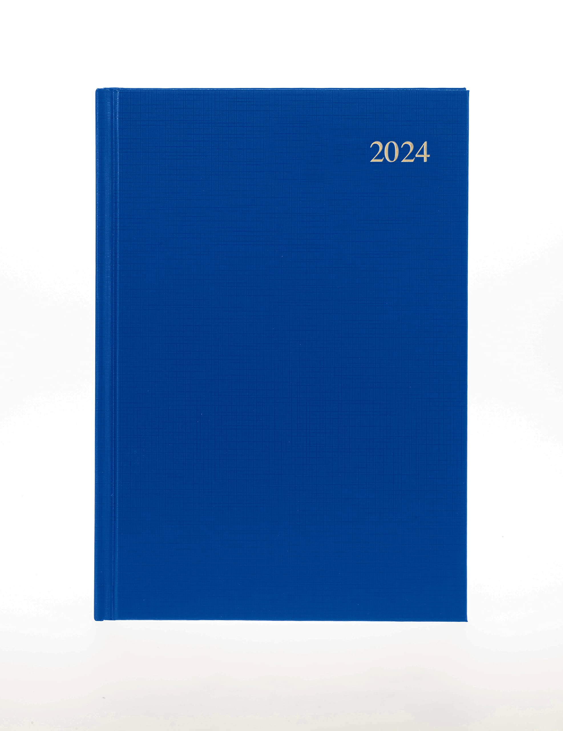 Collins Debden Collins Essential A4 Diary Week to View Planner 2024 - Eco Friendly, Recycled Paper, Fully Recyclable - Complete Planner 2024 Daily , Navy Blue (E-ESSA43.59-24)