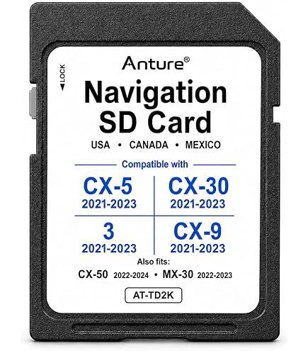 Amazon.com: TD2K66EZ1B Mazda Navigation SD Card Compatible with