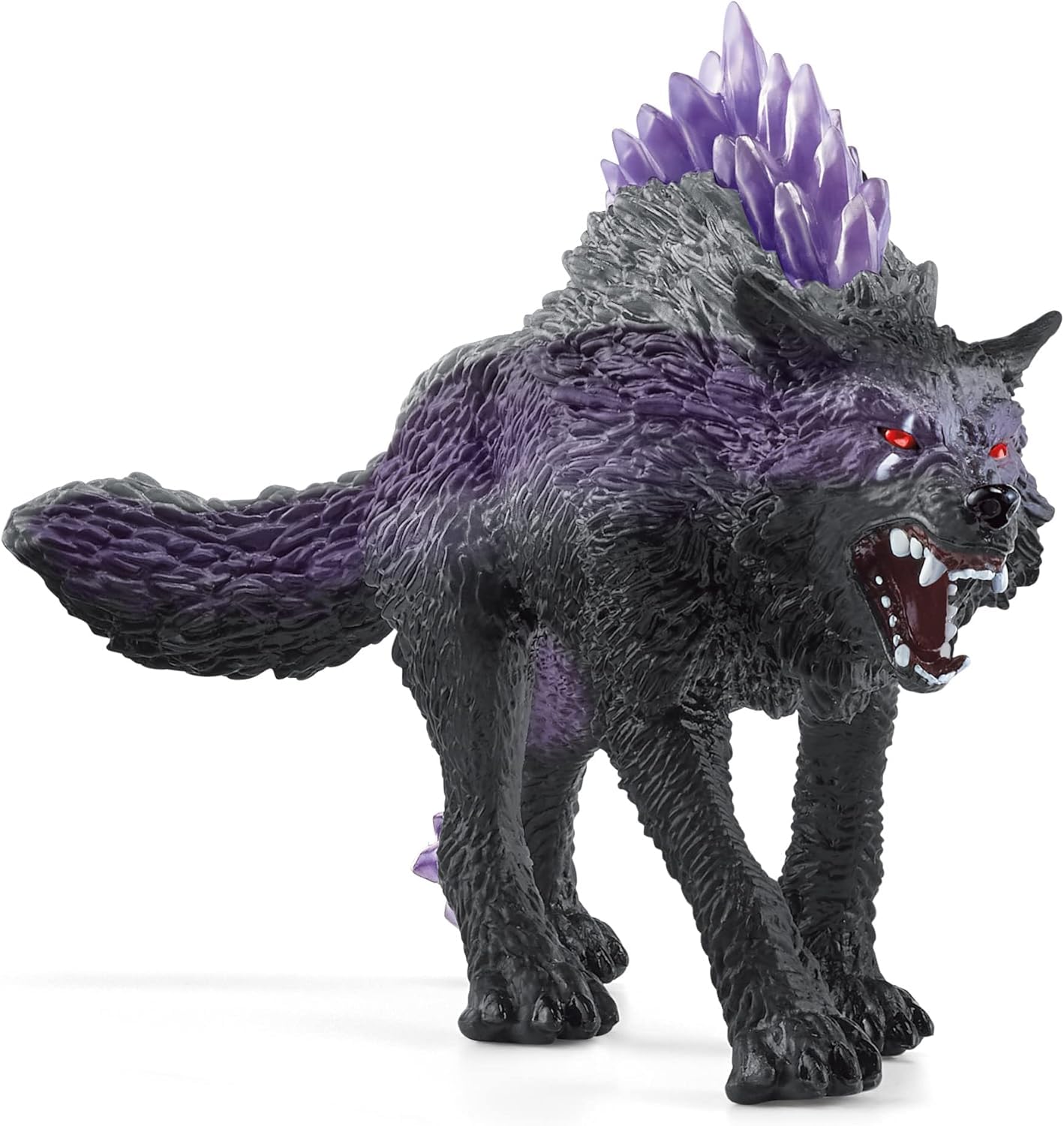 SCHLEICH 42554 Eldrador Creatures Mythical Shadow Wolf Monster Figure - Featuring Purple Coat and Translucent Back Crystals, Very Durable Monster Toys Gift for Boys, Girls, Kids Ages 7+ — image 1