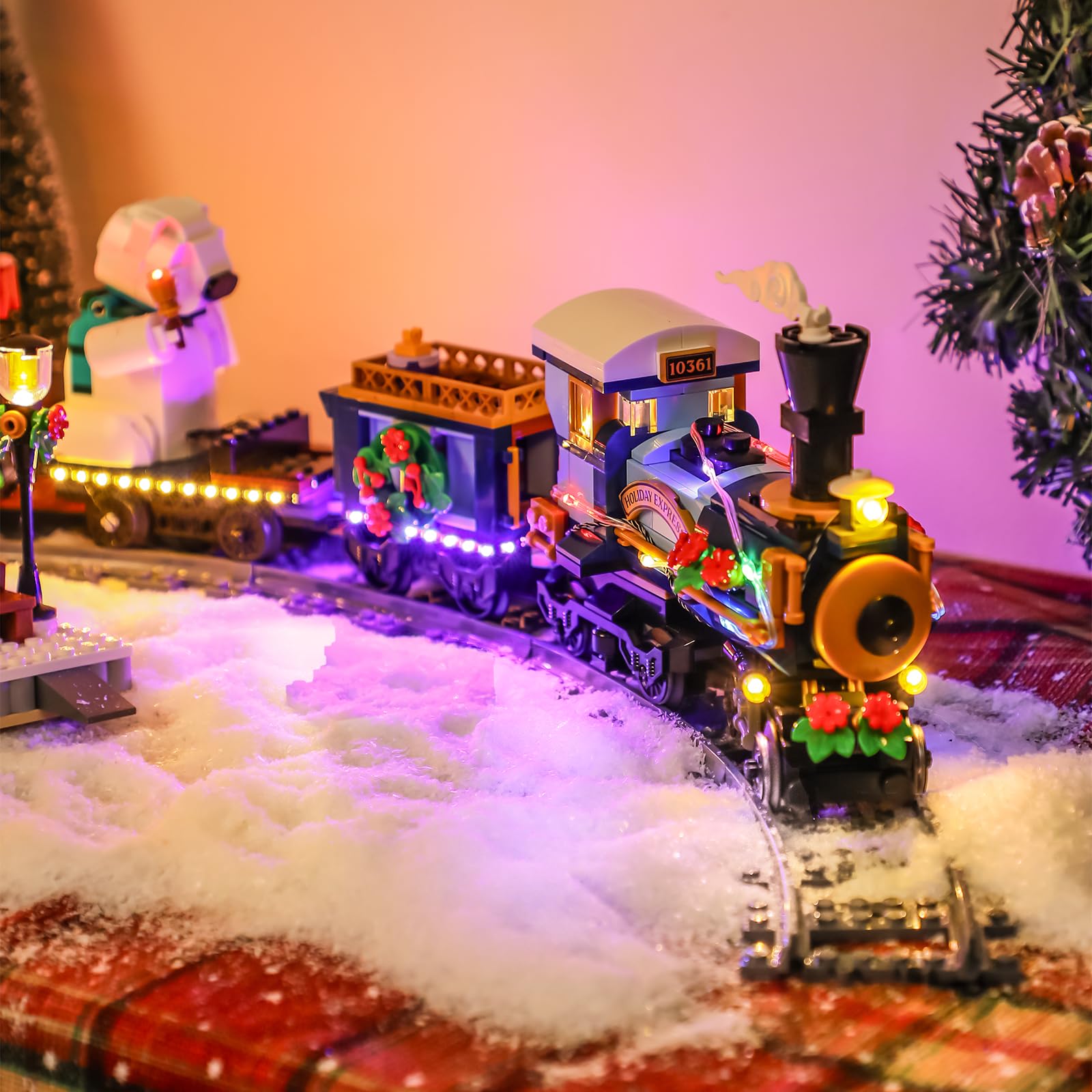 BRIKSMAX 2.0 Light Kit Compatible with Lego Icons Holiday Express Train 10361 Building Sets- LED Lighting Kits (Accessories Only), Cable-Hiding Tech for Display, Gifts & Collectors