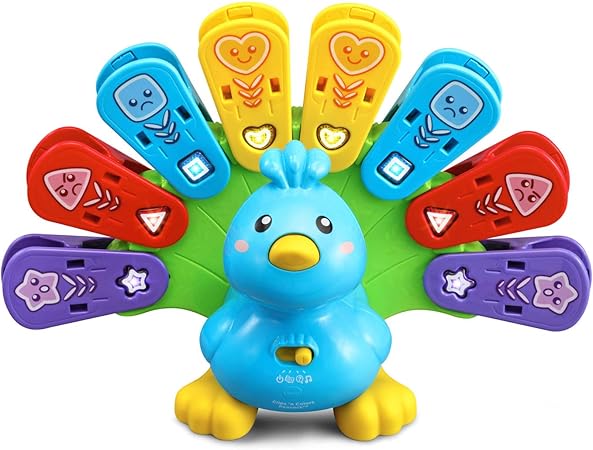 Amazon Vtech Clip N Colors ピーコック 電気 電力 おもちゃ