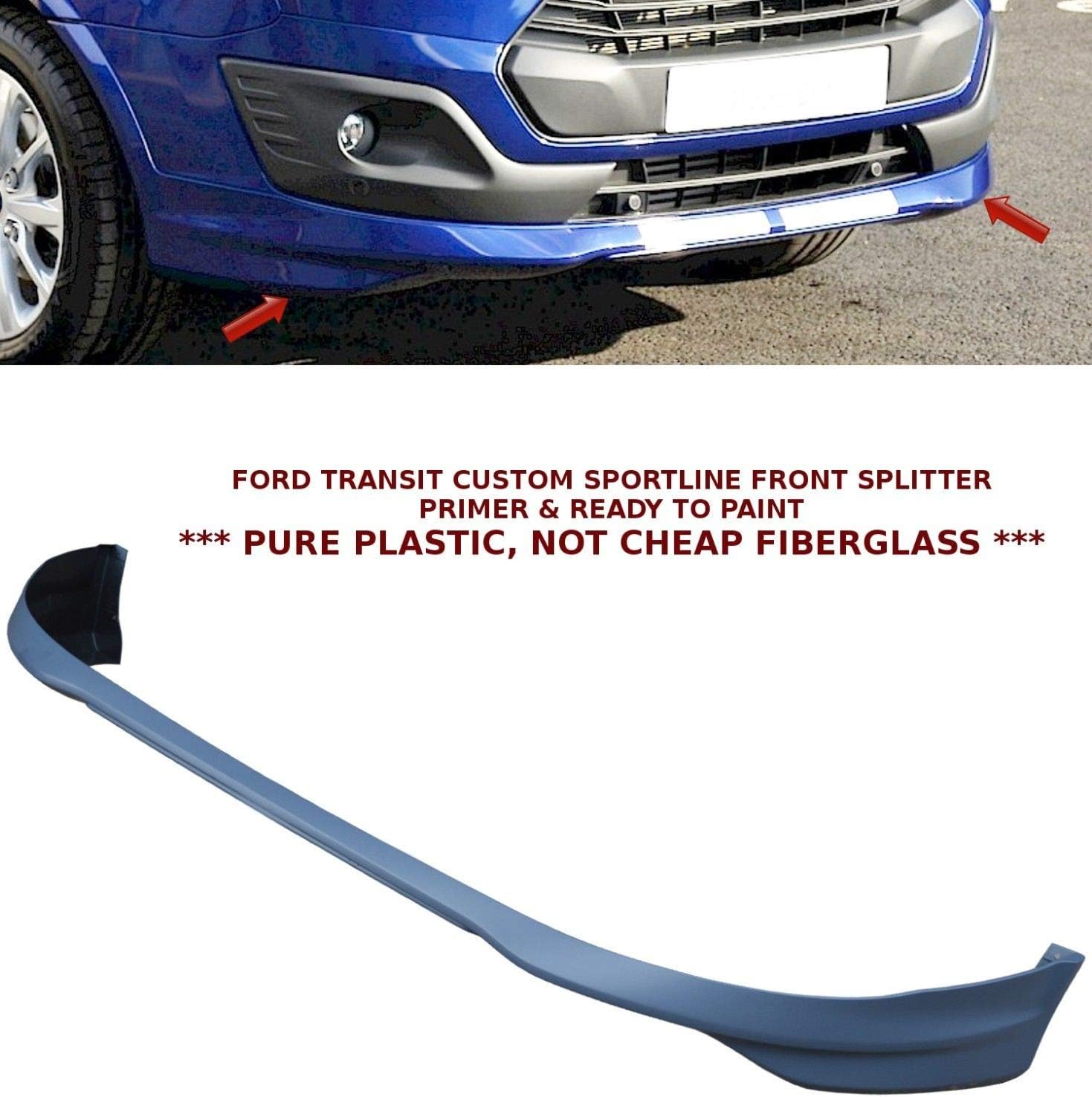 ford transit custom 2019 front bumper