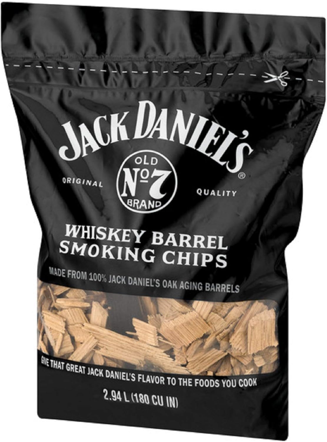 Jack Daniel's Tennessee Whiskey Barrel Smoking Chips, 180 CU IN : Smoker Chips : Garden & Outdoor