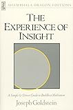 The Experience of Insight: A Simple and Direct Guide to Buddhist Meditation (Shambhala Dragon Editions)