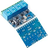 JESSINIE LCUS-4 USB Relay Module 4 Channel with Overcurrent Protection for Home Automation, Serial Control, Intelligent USB Switch