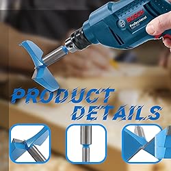 Cionyce 1 Pack Wooden Drill Bits 3-3/8 Inch / 85mm