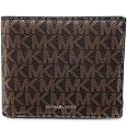 Michael Kors Men's Cooper Billfold with Passcase Wallet (Brown)
