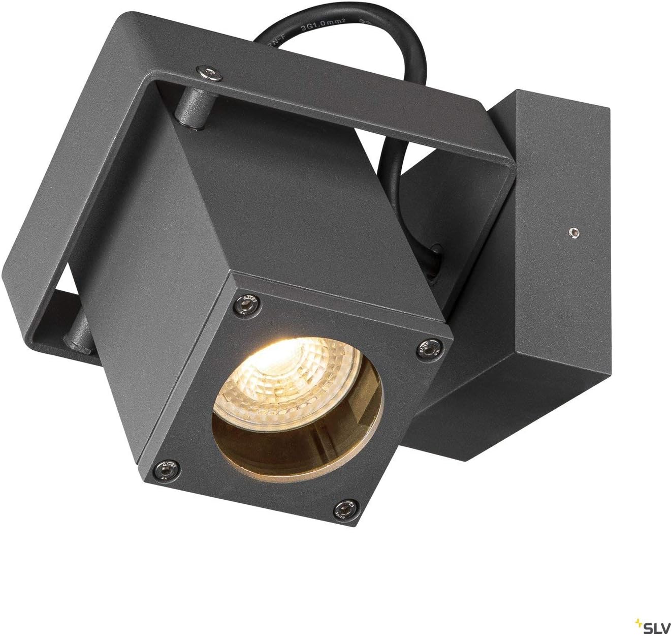 SLV Wall and Ceiling-Mounted Light Theo Bracket CW/Lighting for Walls Paths, entrances, Garden lamp - Image 3