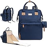 AIITA Diaper Bag Backpack, Multifunction Diaper Bag with Changing Station, Stylish Baby Bags, Large Unisex Diaper Backpack for Mom and Dad, Baby Registry Search, Portable Changing Pad – Navy Blue