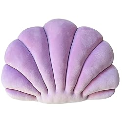 YRXRUS Shell Pillow, Light Purple Seashell