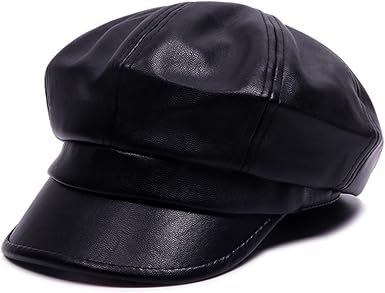 kids leather cap