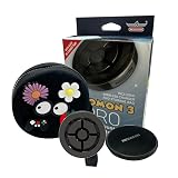 Megacom DuoMon3 Pro 1P/2P Auto Catcher, Wireless Rechargeable Pocket Auto Catcher with APP Adjustable Lights, Vibration, Sound and One Touch Reconnect - Black (Pro Version)