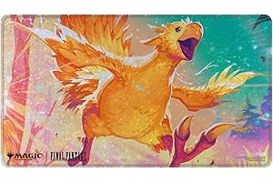 ULTRA PRO Final Fantasy x Universes Beyond Traveling Chocobo (Golden) Holofoil Playmat for Magic: The Gathering