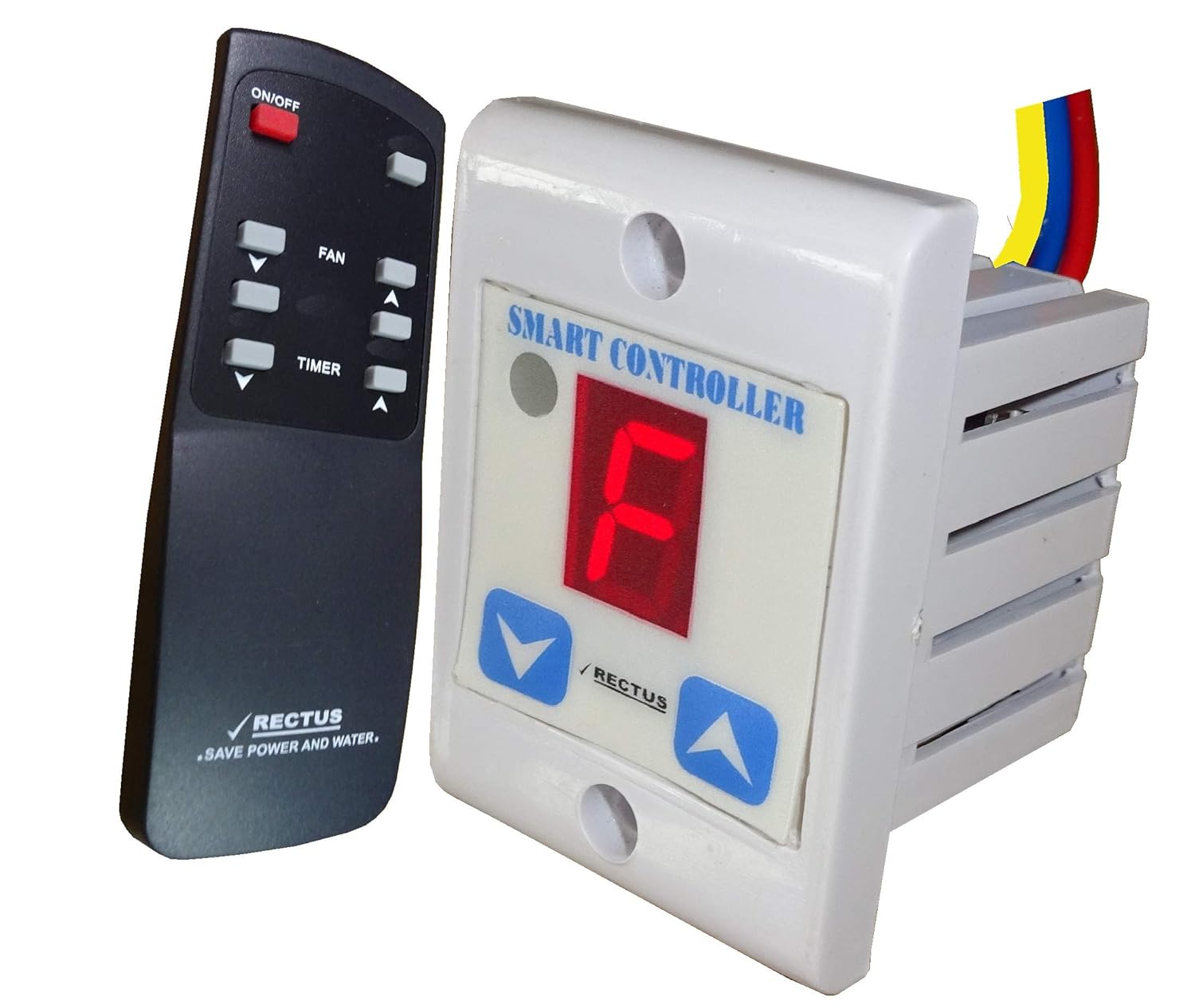 Rectus Enterprises Plastic Digital Remote Fan Regulator Switch With