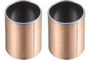 uxcell Sleeve Bearing 18mm Bore 20mm OD 30mm Length Plain Bearings Wrapped Oilless Bushings 2pcs