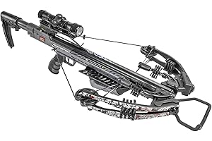 Killer Instinct Burner 415 FPS Crossbow Package (Gray Camo)
