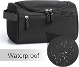 Etercycle Hanging Toiletry Bag Travel Wash Bag Black Nylon Waterproof view 6