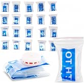 Disposable CPR Mask with One Way Valve for Rescue Breathing, Individually Sealed CPR Face Shield and Breathing Barrier for First Aid Training, 20 Count